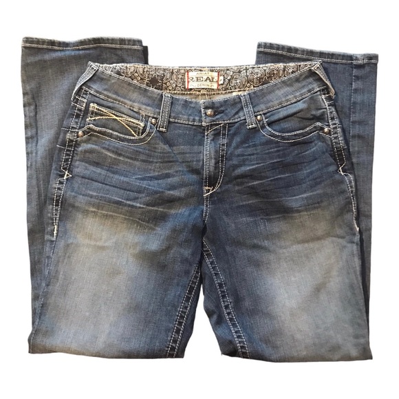 NWT Arat R.E.A.L. Hgh Wast Wde Flare Dark Wash Denm Jeans Sze 27